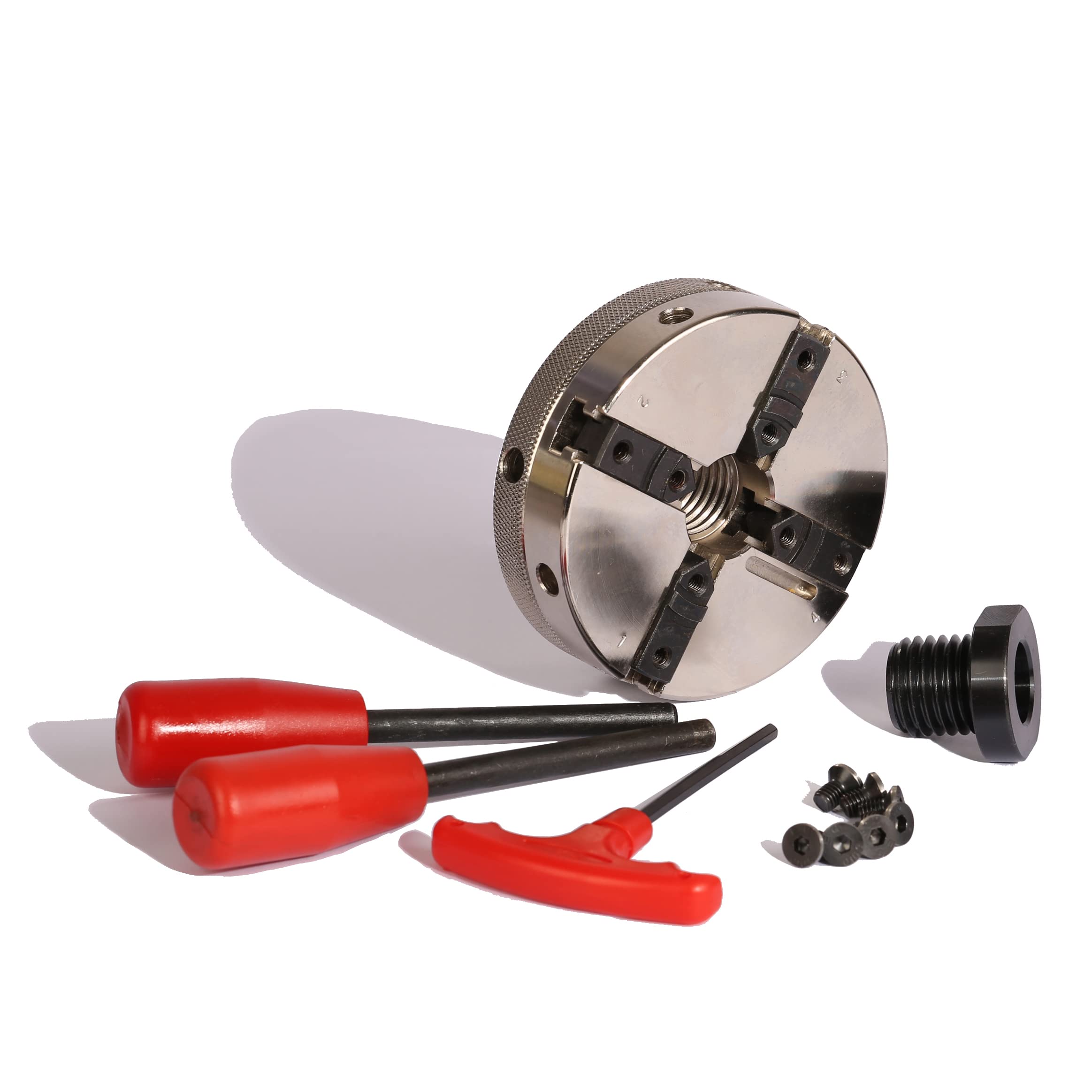 Buy 4” Interchangeable Wood Lathe Scroll Chuck Spare Chuck Body for G3 Nova Chuck Jaws, Make