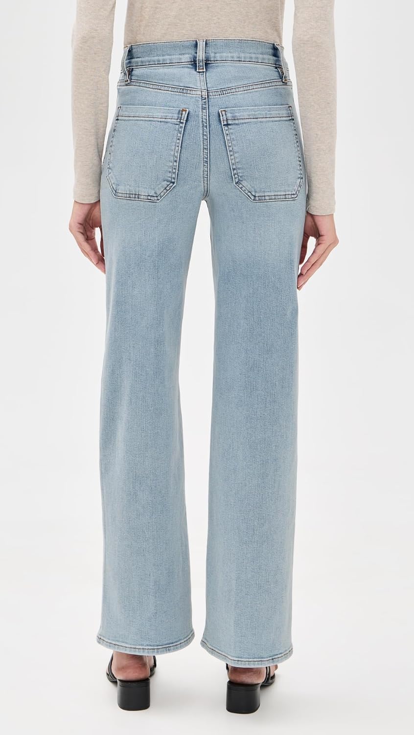 FRAME Women's Le Slim Palazzo Bardot Pocket Jeans - Image 3