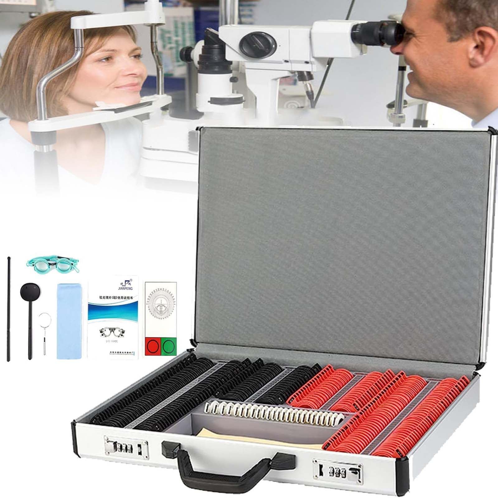 Amazon.com: JINGEDD 266pcs Optometry Case Trial Lens Set Optometry