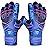 Sportout Youth&Adult Goalie Goalkeeper Gloves,Strong Grip for The Toughest Saves, with Finger Spines to Give Splendid Protection to Prevent Injuries,4 Colors (Dark Blue, 6)