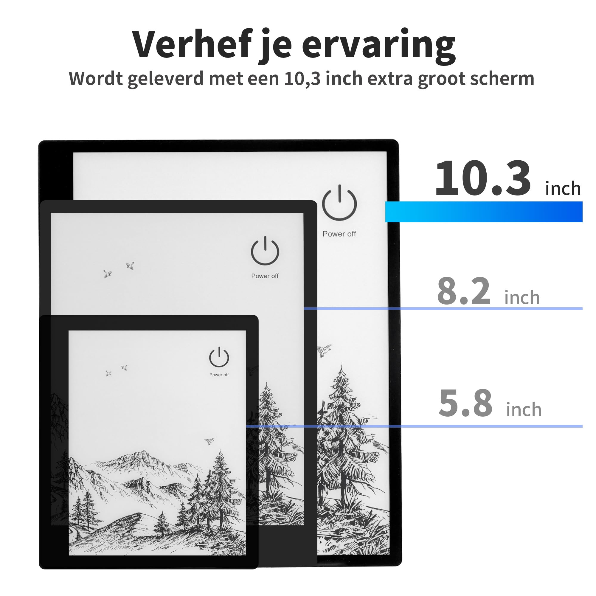 Waveshare Tela e-Paper e-Ink de 10,3 polegadas, 1872×1404, Preto/Branco