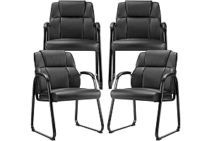 Sweetcrispy Office Waiting Room Chairs Set of 4