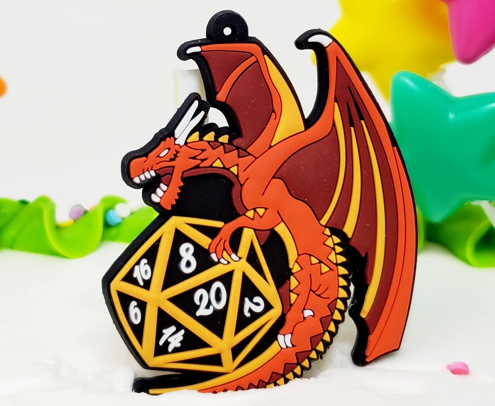 Cake Topper Dungeons And Dragons Set Featuring Game Scene Items