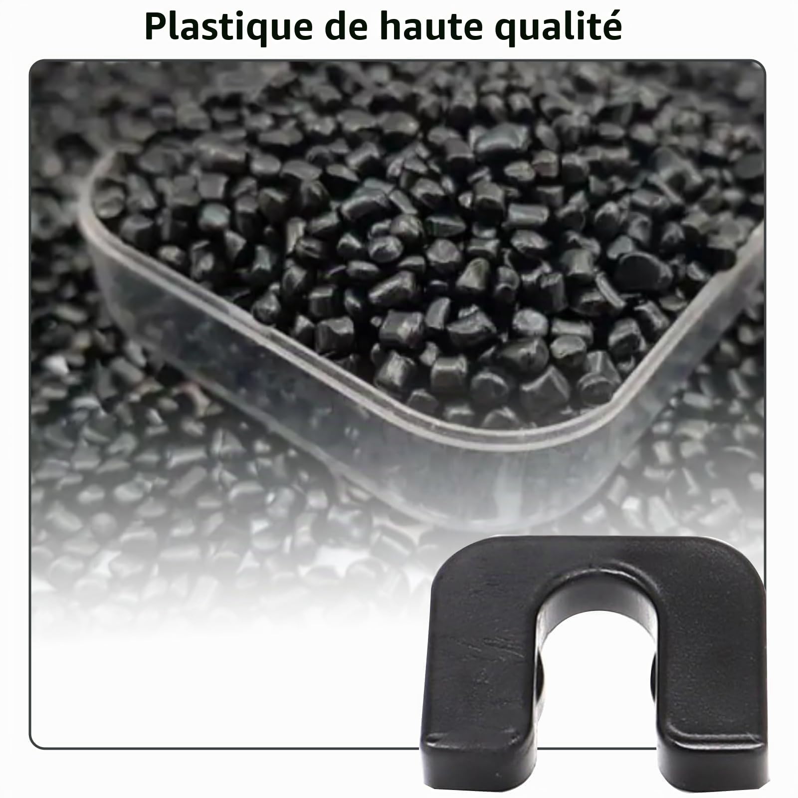 GVSS Clips de Fixation Voiture 1539663, Fixation Plage Srrière pour DS3,Supports Plage Arriere C3,pour Ford Fiesta MK7 MK8,pour Citroën C3 DS3,Compatible avec Focus Nissan Qashqai J10