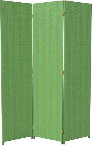 Miniatura 22 de Red Lantern Divisor de habitación de 8 paneles de fibra tejida de 6 pies de alto, color moca oscuro Mocha oscuro,Negro -,Blanco,Crema,Beige