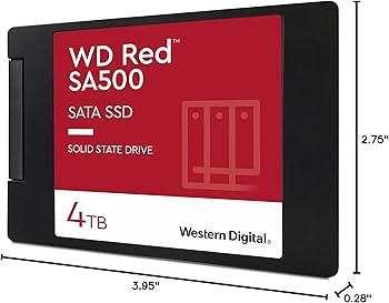 Amazon.com: Western Digital 4TB WD Red SA500 NAS 3D NAND Internal
