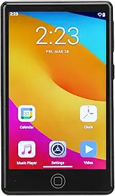 Mp3 Player Com Bluetooth Wifi, 32 GB de Música Com Tela de Toque de 4 Polegadas, Hifi Som Portátil Mp3 Mp4 Com Função de Livro Eletrônico para Android 14