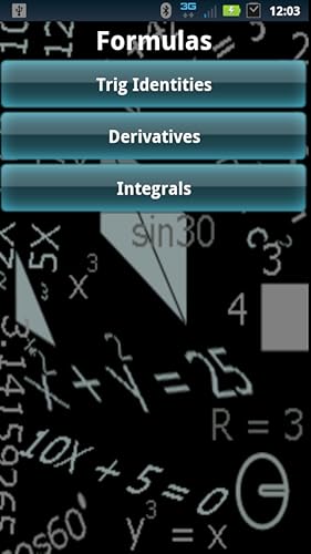 Table of Integrals and Derivatives and Trig Identities