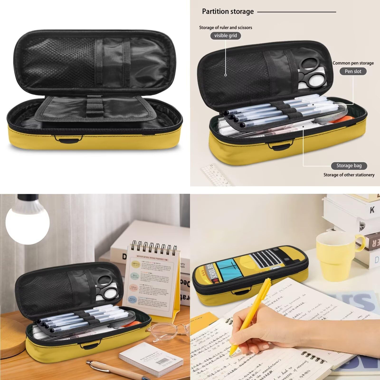 Set di zaini per la scuola elementare per bambini con scatola per il pranzo, astuccio 3 in 1