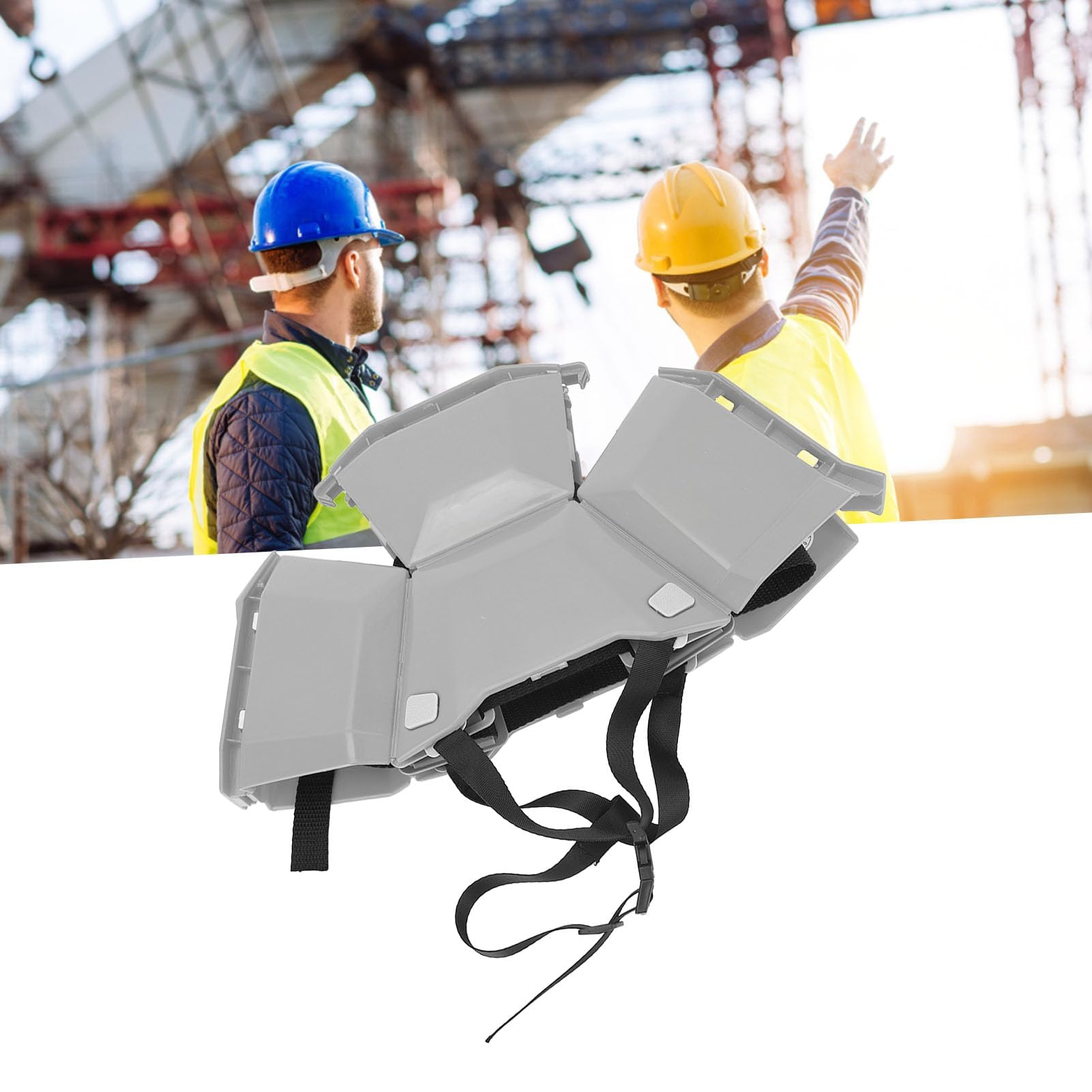 Casco Plegable, Protección para la Cabeza, Diseño Plegable, Plástico Excelente, Operación Simple, Escenas Aplicables, Prevención de Terremotos, Prevención de Caída de Objetos,