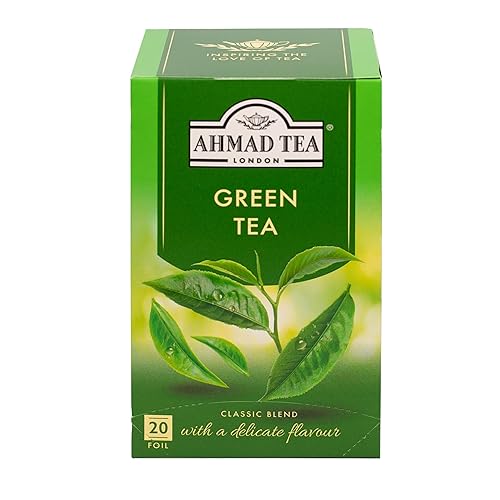 Ahmad Tea s - Té verde original de 1.4 onzas - 20 bolsas de té