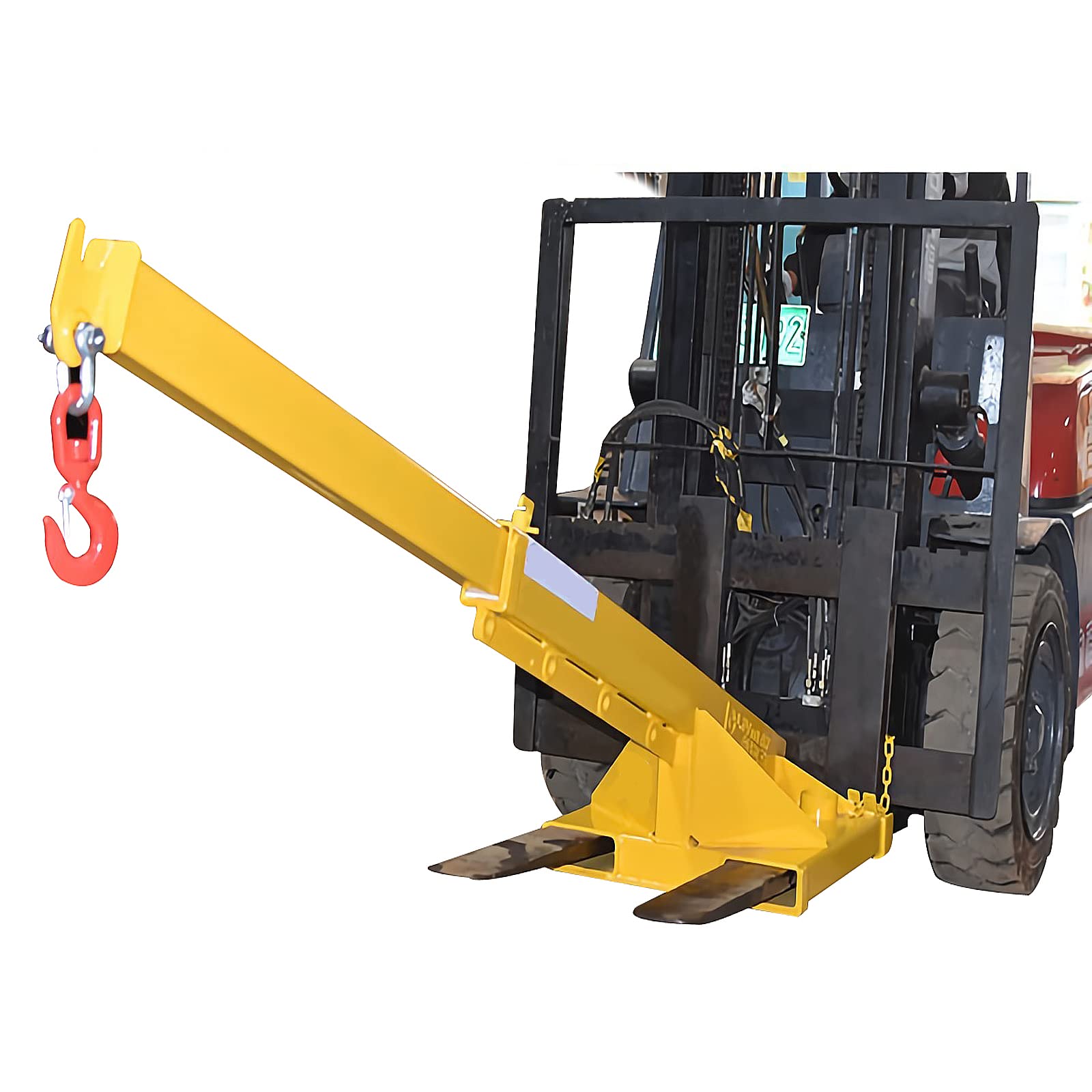 Buy TECHTONGDA Adjustable Hoist Forklift Jib Boom Crane, Forklift