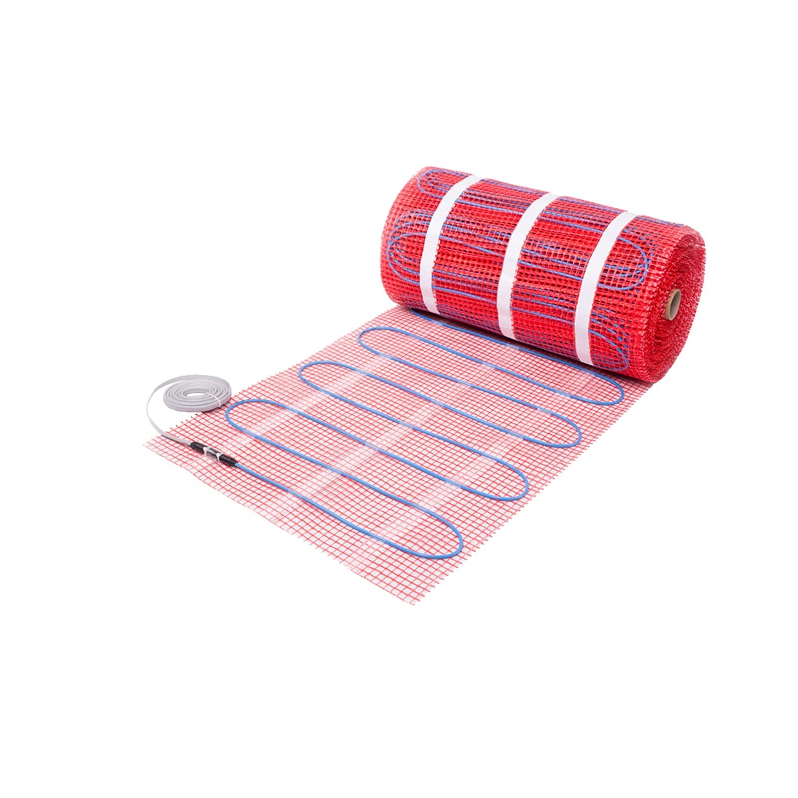 Riscaldamento a Pavimento Autoadesiva Fai da Te Sistema di Kit di Riscaldamento radiante Indoor underfloor per Piastrelle in Ceramica Cemento Marmo terrazzo Pavimento in Laminato (Size : 0.5 Square M