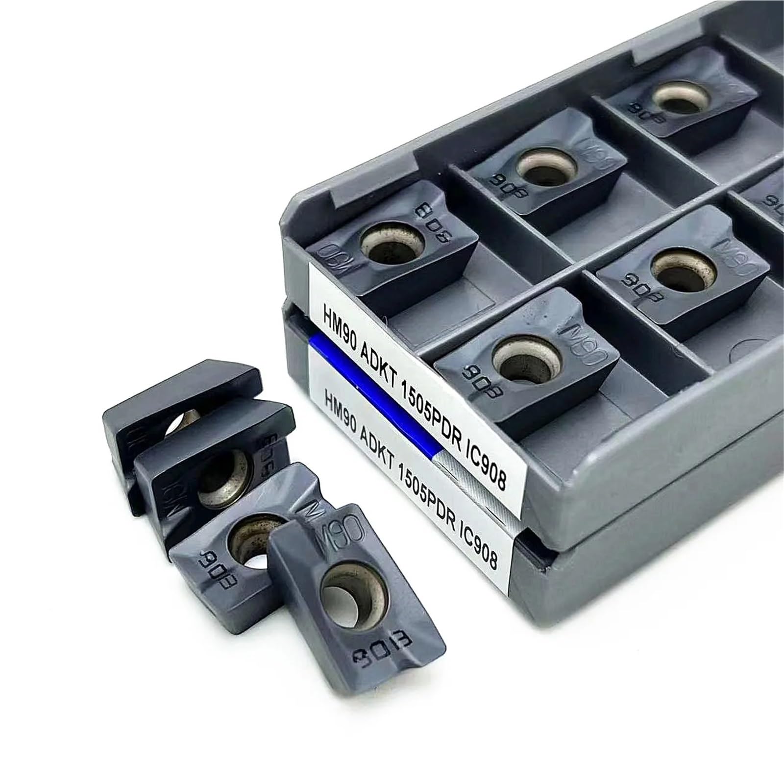 10 Uds. Herramienta De Torneado Agujero Interior Hombro Cuadrado Inserción Fresado Metal
