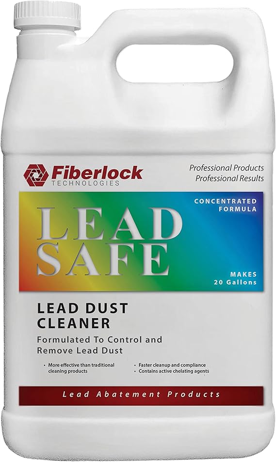 Fiberlock LeadSafe Cleaner, 1 Gallon, Lead Dust Cleaner