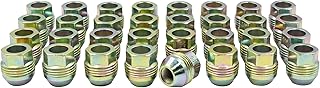 Wheel Accessories Parts 32 Pcs Lug Nuts Dual External Thread M14x1.5 OEM Stock Factory Replaces Chevy Silverado Avalanche Suburban Tahoe GMC Acadia Sierra Escalade Colorado Canyon Yukon K1500 Blazer
