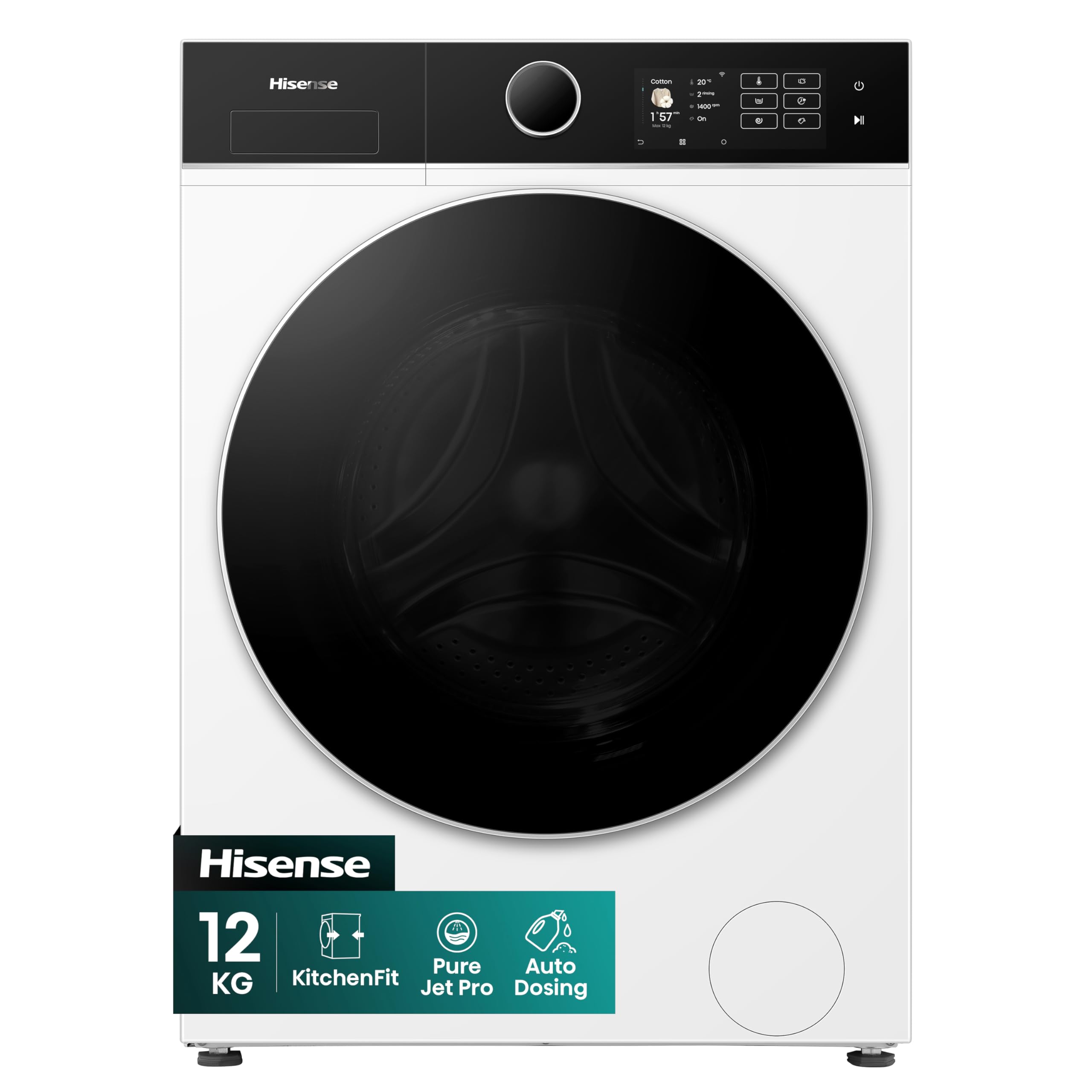Hisense - Men's Washing Machine - 5kg - White