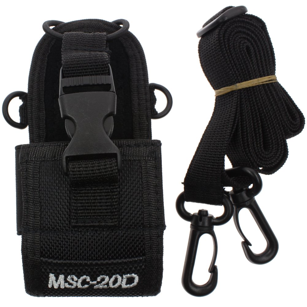 AOERAOER New Multi-function Black MSC-20D Nylon Bag Pouch Holster Case For Baofeng Motorola Kenwood Radio