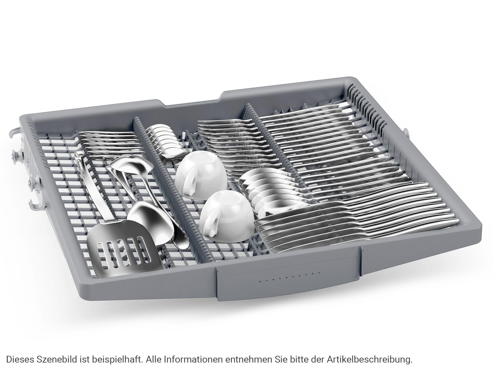 Bosch SBV6ZCX16E - Lavavajillas XXL Serie 6, totalmente integrado con cajón para cubiertos, 60 cm, Home Connect, programa inteligente, cestas Max Flex, cajón Vario, rackmatik