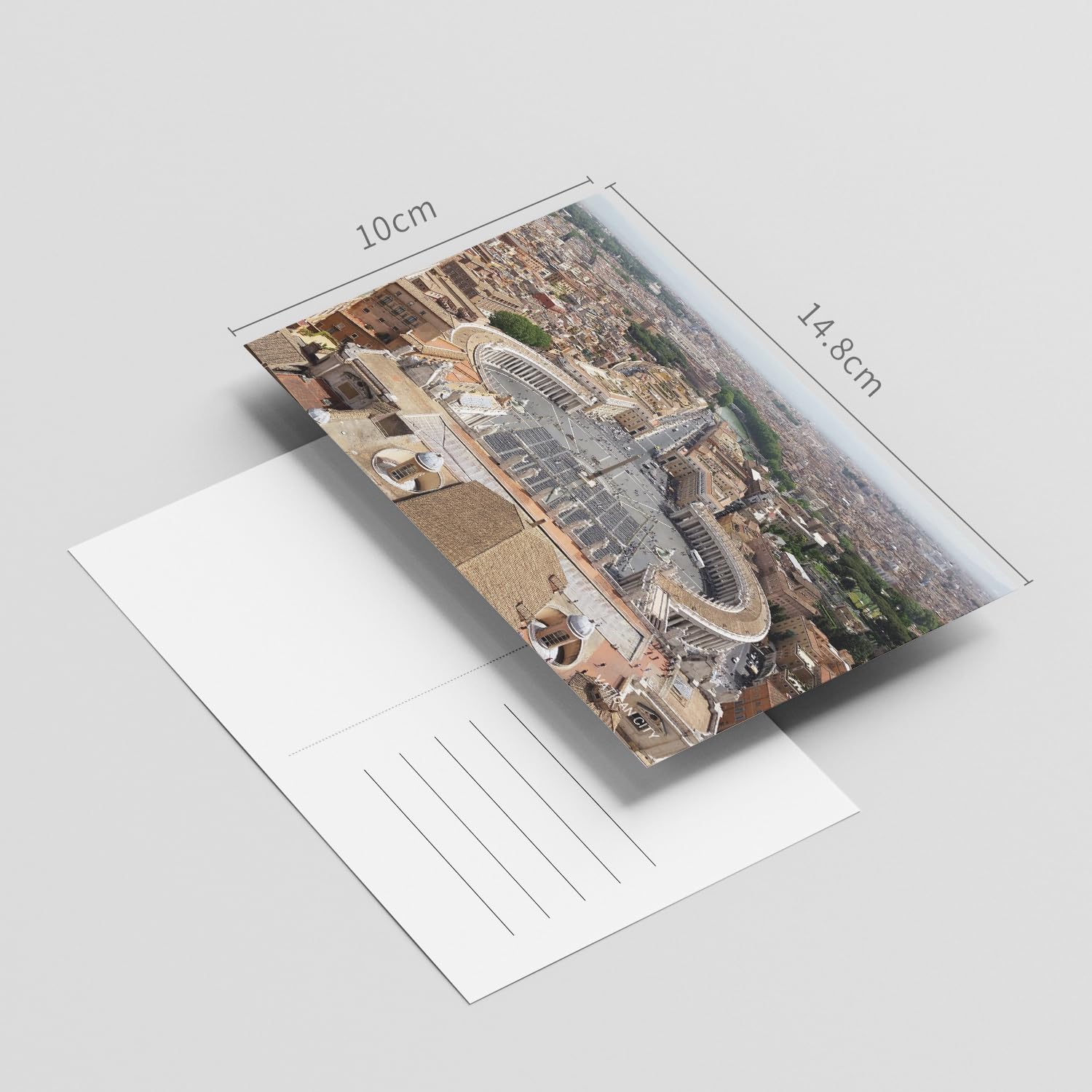 Amazon.com : Dear Mapper Vatican City Vintage Landscape Postcards
