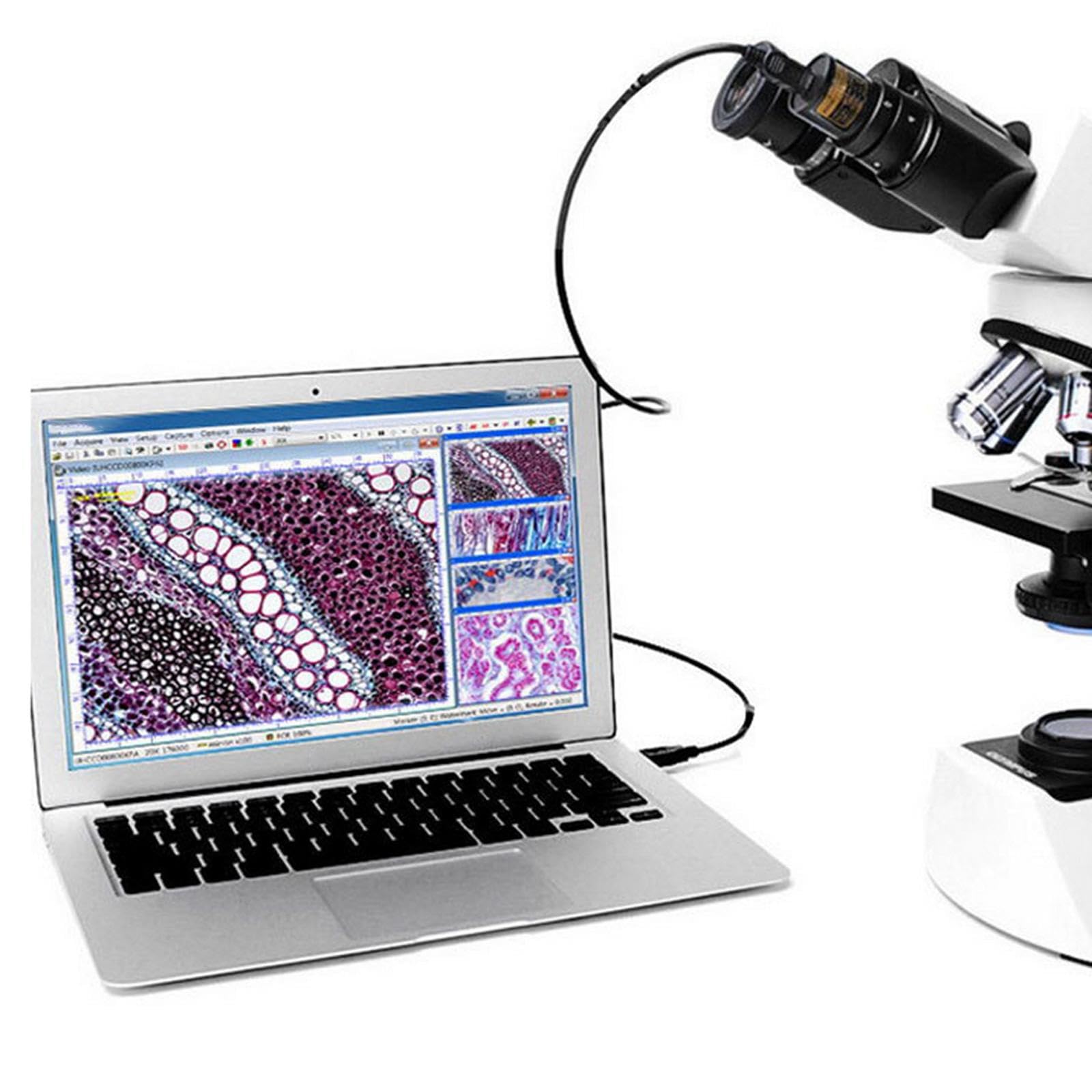 Accesorios de repuesto USB 0 Negro Astrónomos que buscan imágenes de definición en la educación científica la medición Ocular electrónico digital 200MP definición