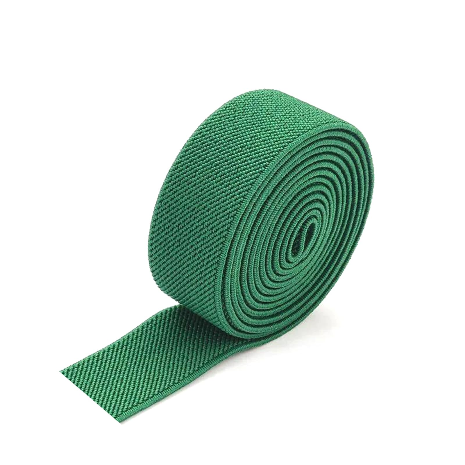 Bandas elásticas Banda elástica Ancha y Plana Banda elástica for Cintura de Pantalones, 5 Metros (10-50 mm), Color Rojo, 25 mm.(Green,38mm)