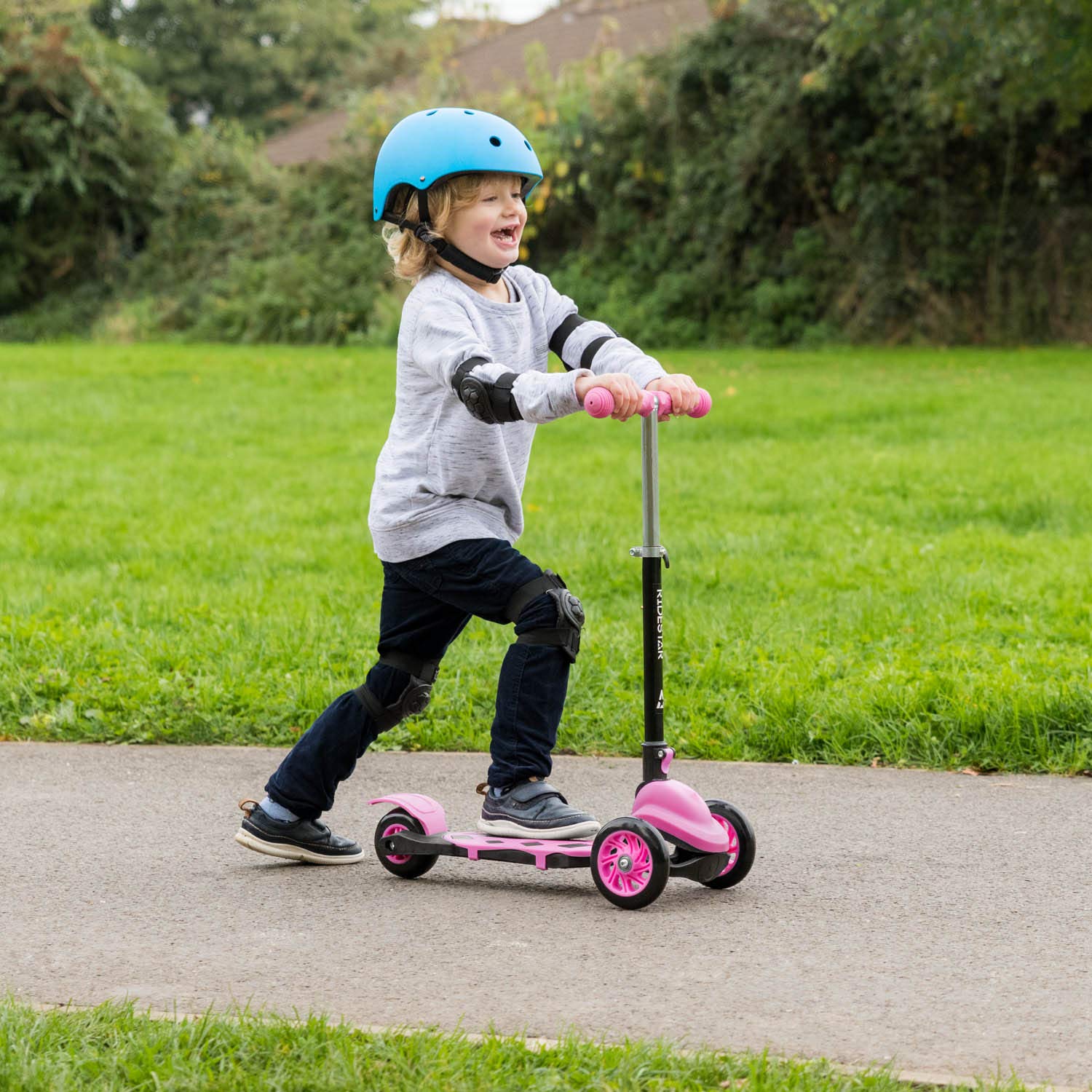 ToyStar Cruise 3 Wheel Tri Scooter, Easy Folding System, Height Adjustable Handlebars, Tilt To Turn Steering, Kids Aged 3+ Years - Image 8