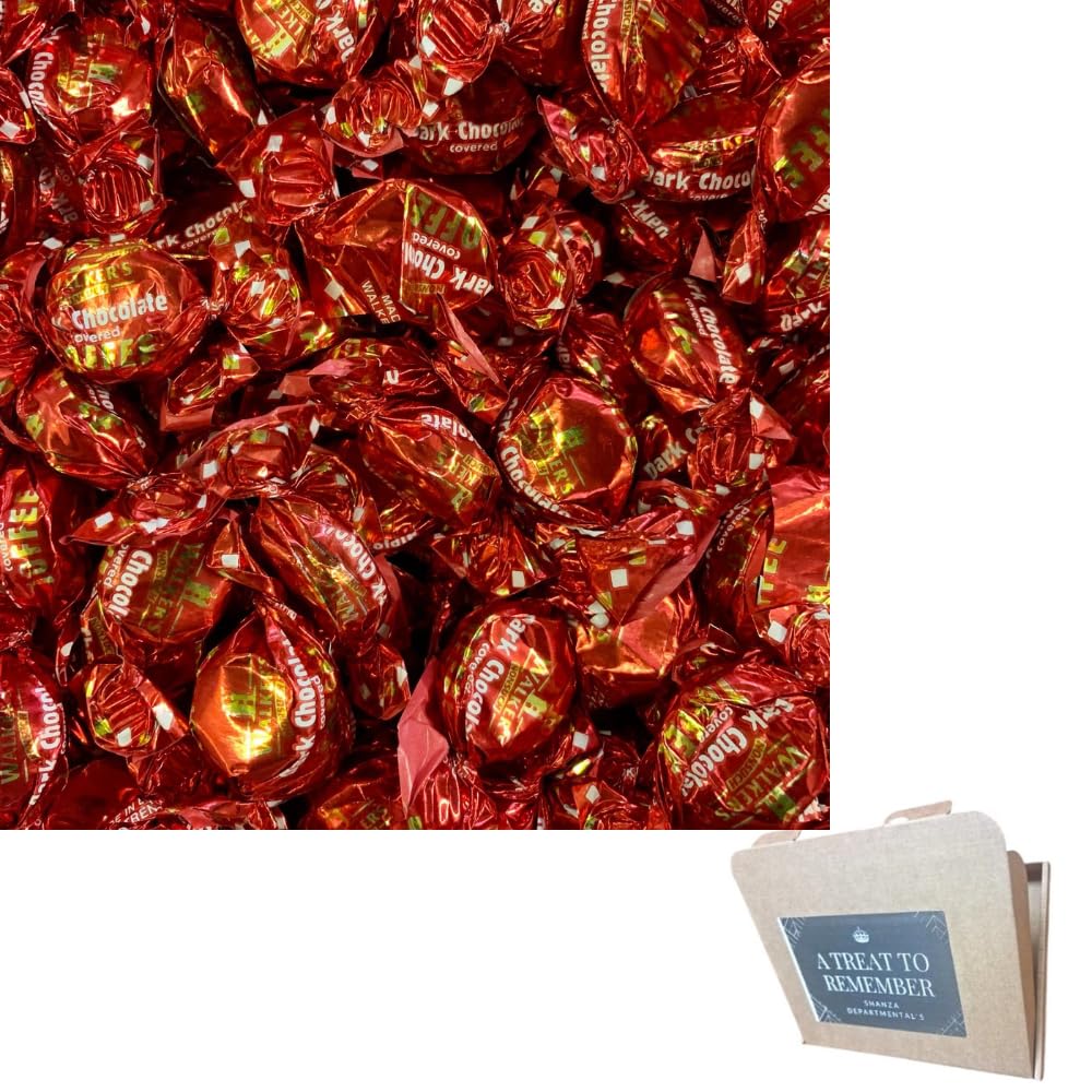 Walkers Nonsuch Dark Chocolate Covered Toffees - 500g Pack | Rich Dark Chocolate & Toffee Sweets | Gluten-Free, Gelatine-Free, Vegetarian