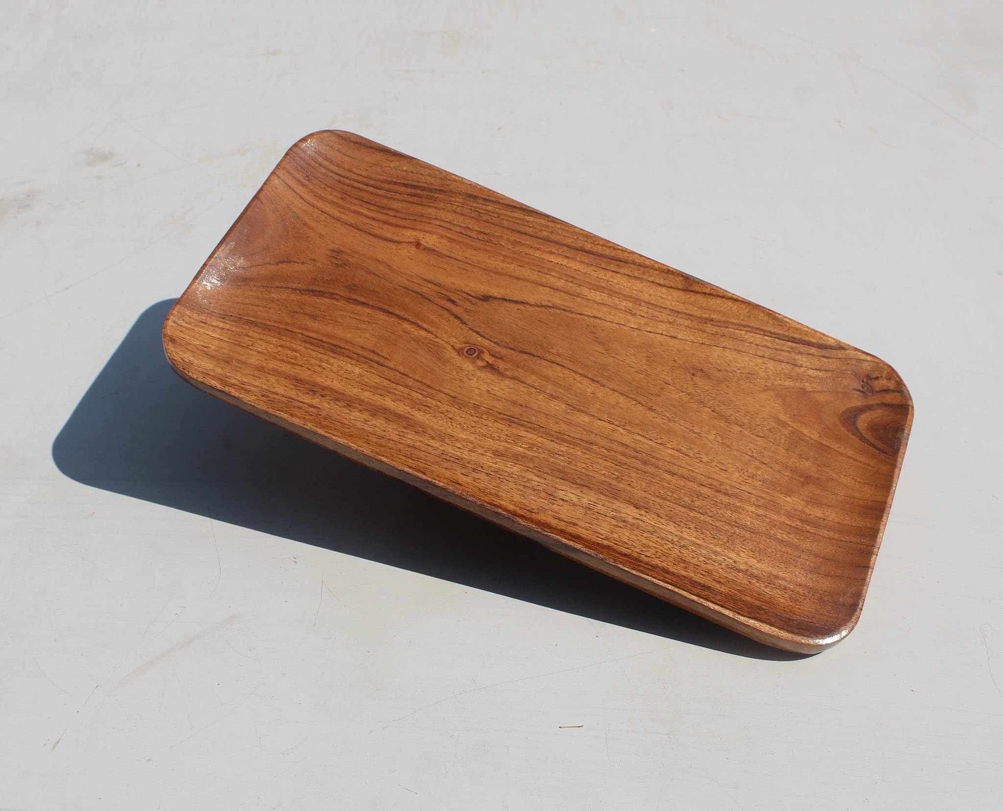 Handyfiner Acacia Wood Serving Platter Tray, (HND_Platter_033, Brown)