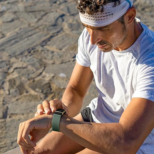 Miniatura 5 de Maledan Correa deportiva compatible con Fitbit Charge 5 bandasFitbit Charge 6 bandas para mujeres y hombres, correa de nailon tejida suave y