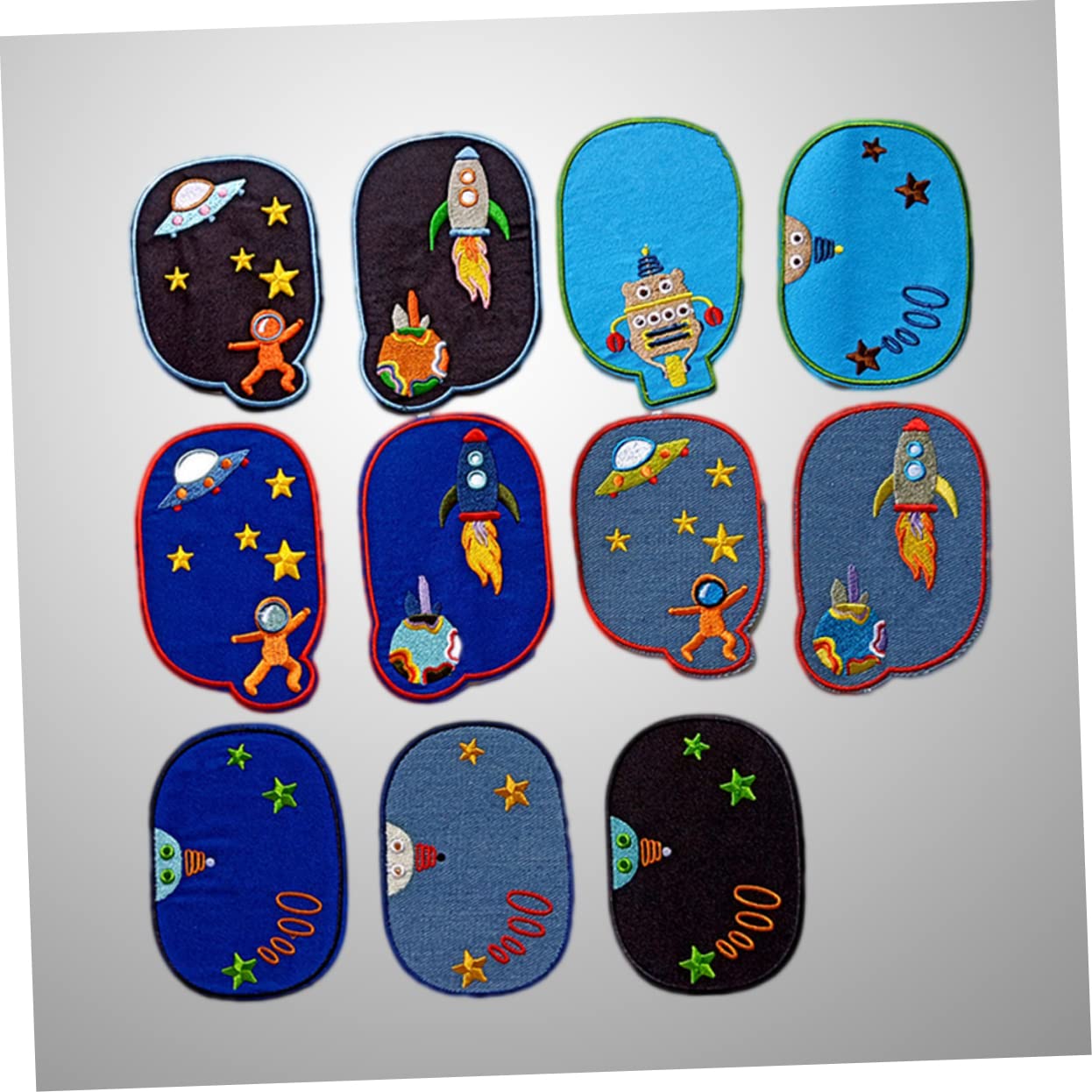 Lurrose 33stücke Teiliges Set Von Aufbügel-patches Mit Planet-motiven Für Jeans Jacken Und Taschen Umweltfreundliche Stickerei-patches Zur Kreativen Gestaltung Von Kleidung Und