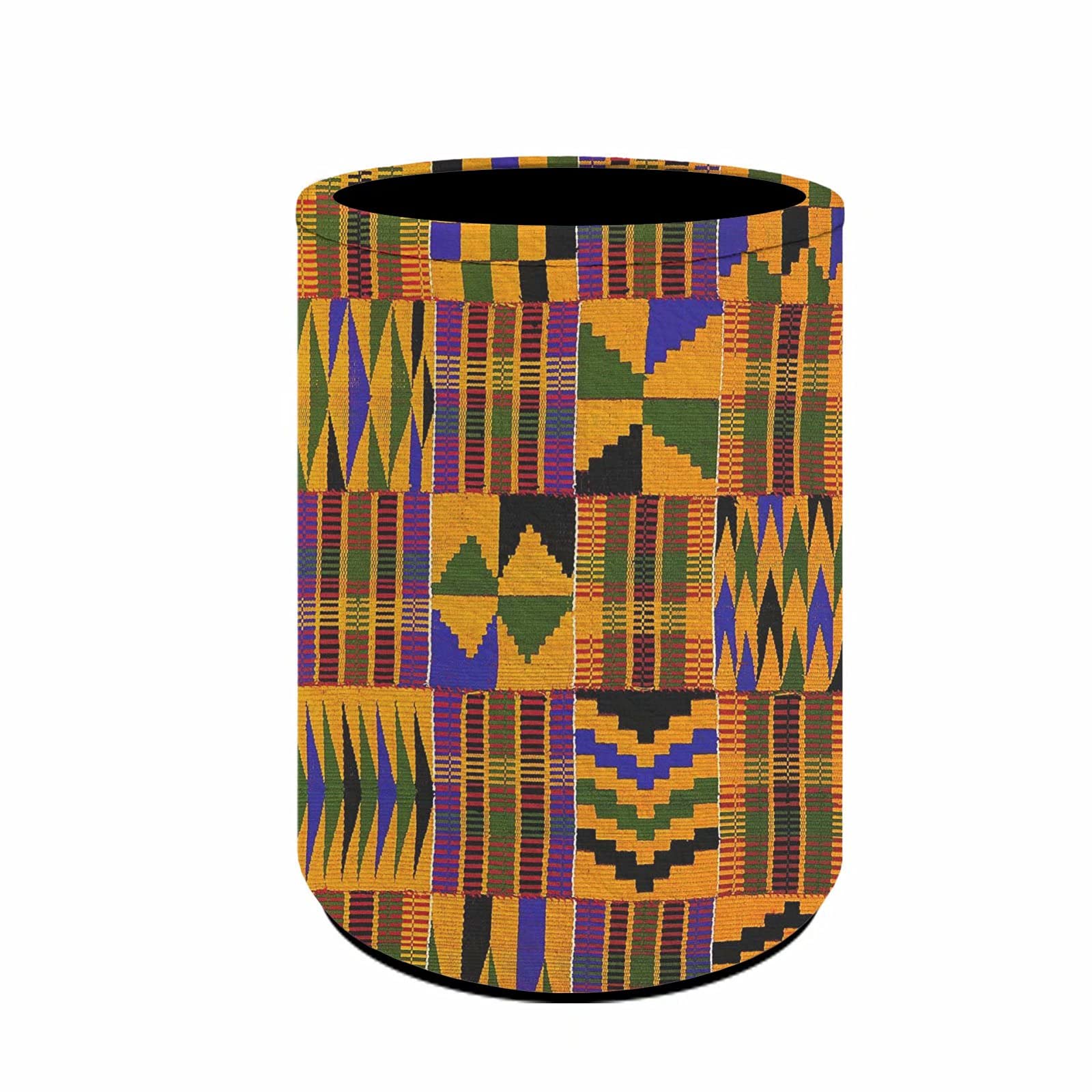 chaqlin Pen Holder, African Ethnic Tribes Printed Pencil Holder for Desk,Women Men Office Pen Organizer Control Storage Box,PU Leather Pencil Cup โ image 1