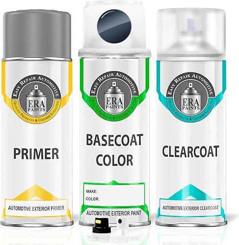 ERA Paints (EBLPBL Modern Blue Pearl) CompatibleReemplazo para JEEP Commander 2009-2010 Exact Match Pintura en aerosol Pintura transparente e