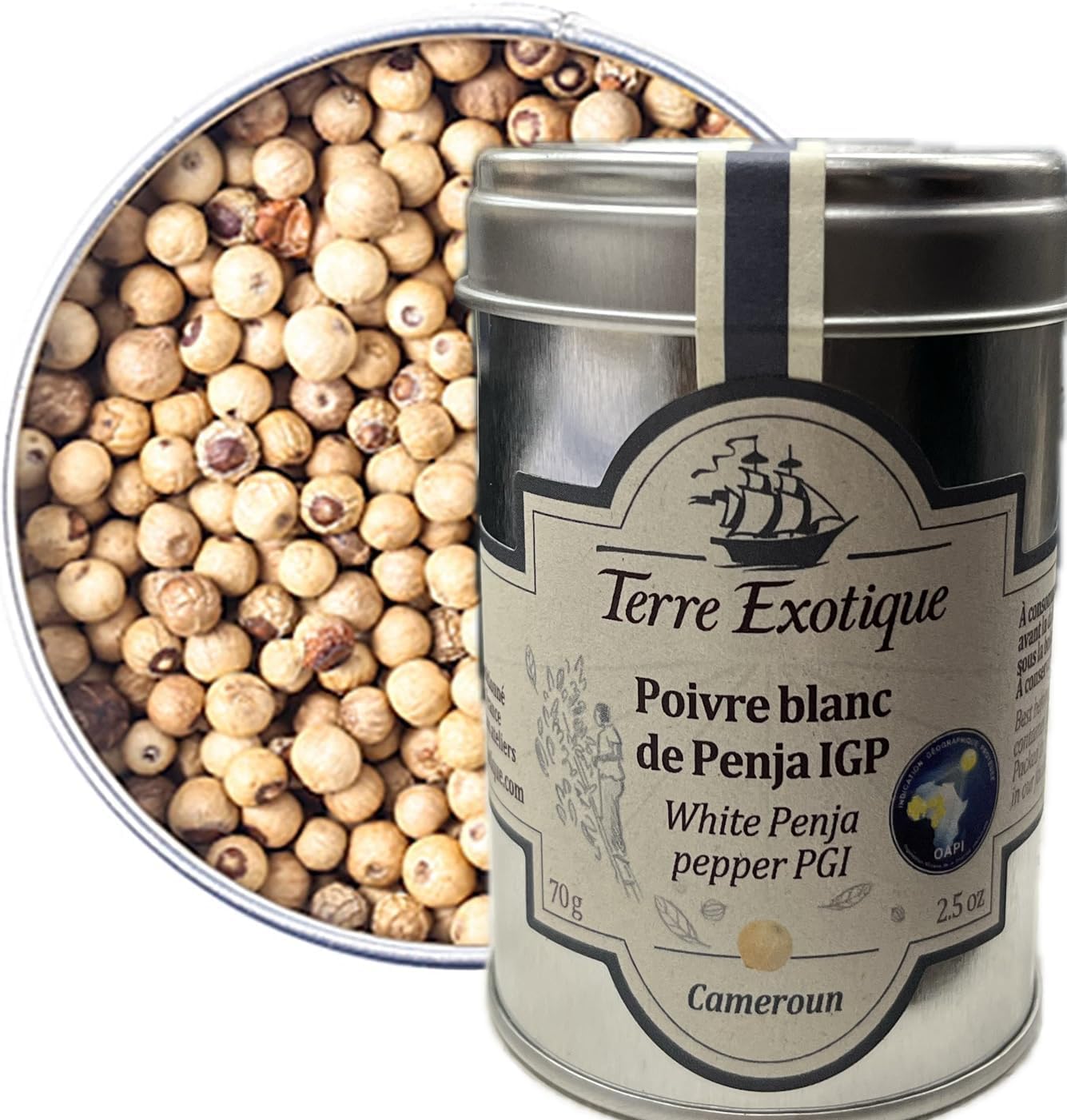 Penja White Pepper By Terre Exotique