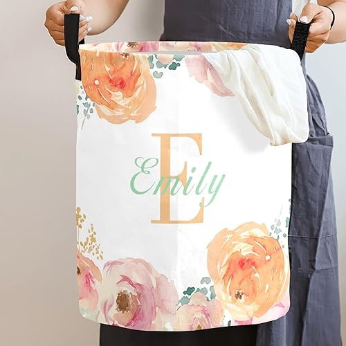 Miniatura 9 de Cesta de lavandería personalizada para niños, cesta de lavandería personalizada, organizador plegable con asa, para baño, dormitorio, sala de estar