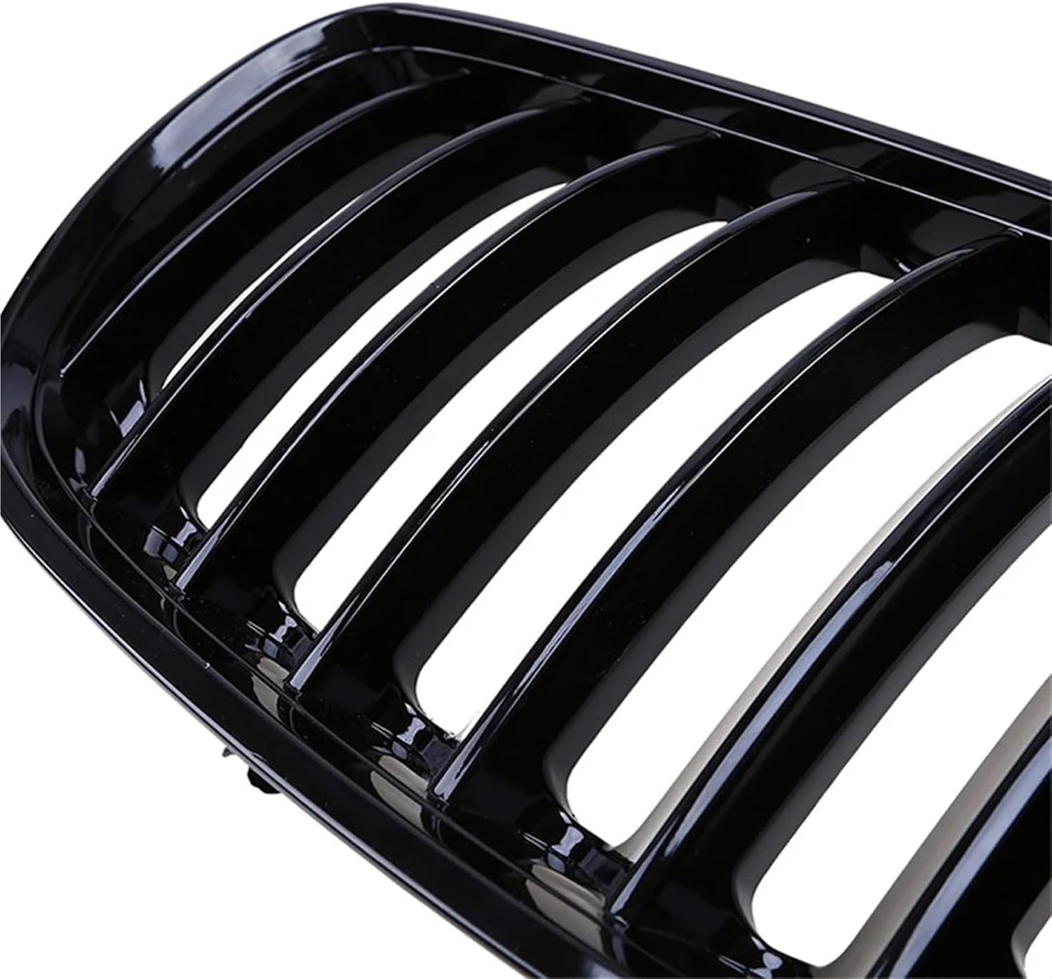 Front Gloss Black Kidney Sport Grilles Hood Grill Compatible with BMW E53 X5 LCI 2004 2005 2006 Car Styling(Matte Black)