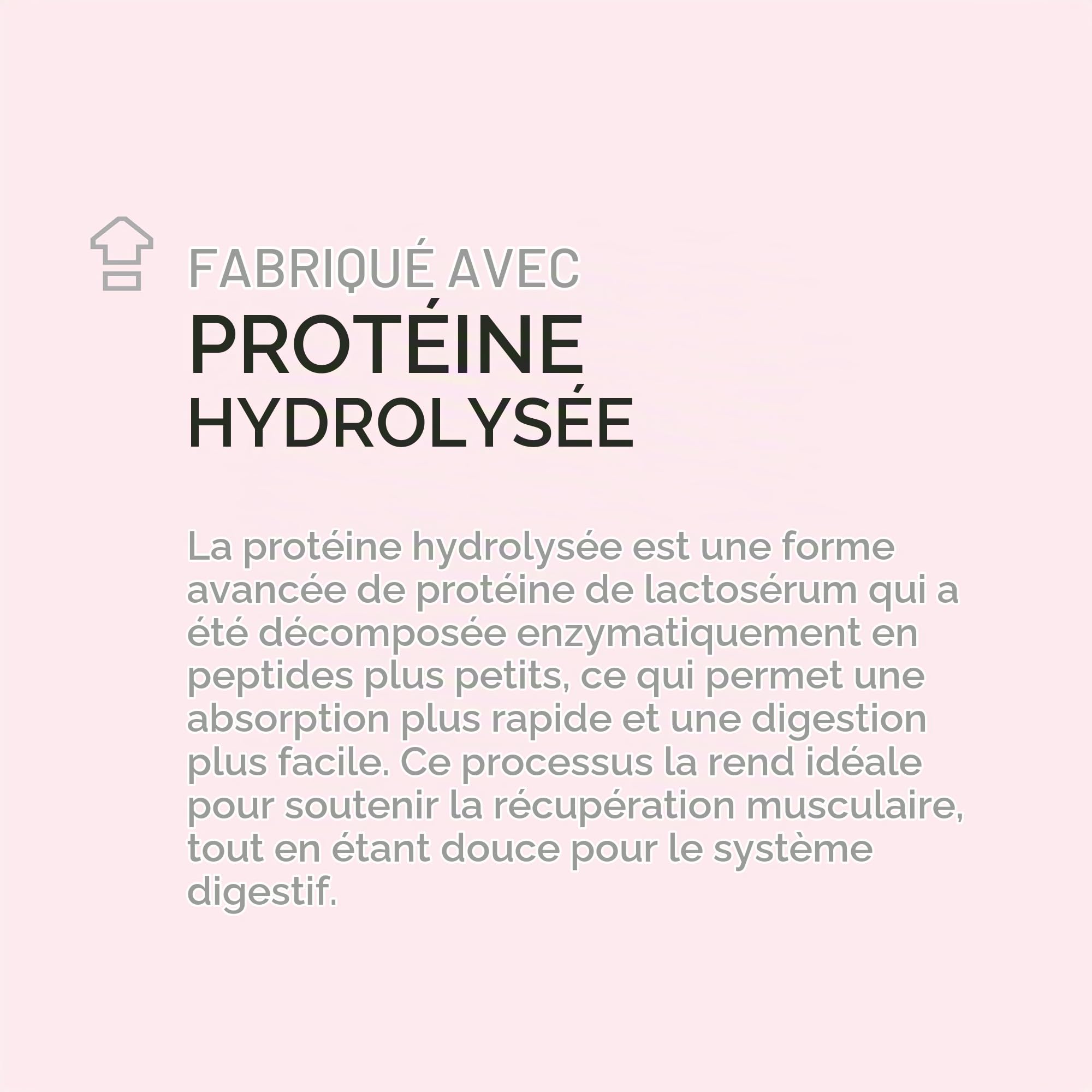 Beverly HYDRO PROTEIN - Protéines de lactosérum hydrolysées avec Digezyme et Tolerase - 1 kg - 29 g de protéines par portion - 28 portions - Saveur (Gateau au fromage aux fraise)