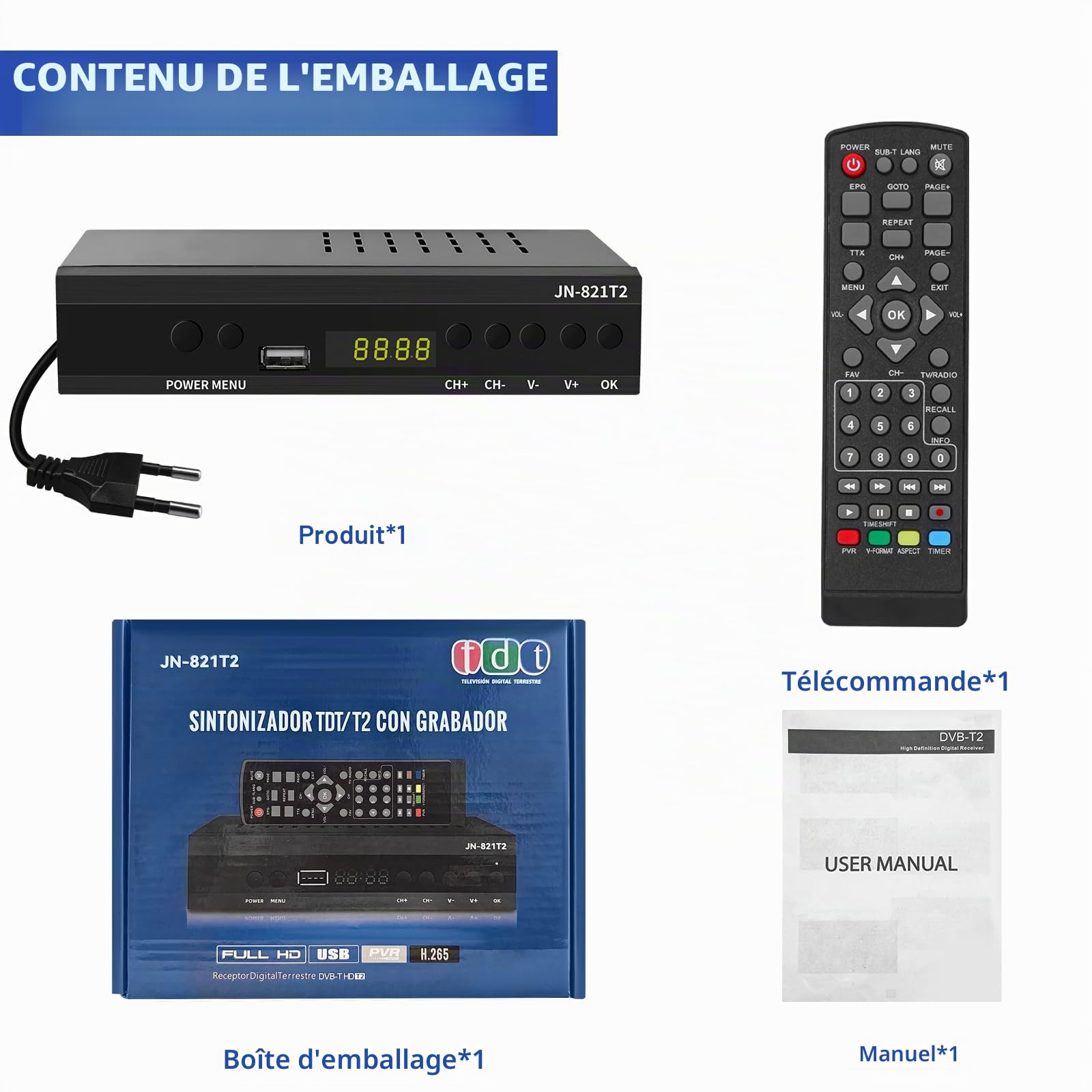 Décodeur TNT HD Star Box