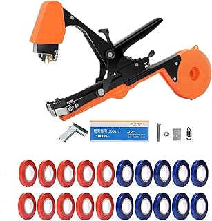Sponsored Ad - SUCA Plant Vine Tying Machine, Plant Tape Cattle Panels for Garden Trellis,Plant Tying toolwith 10000pcs St...