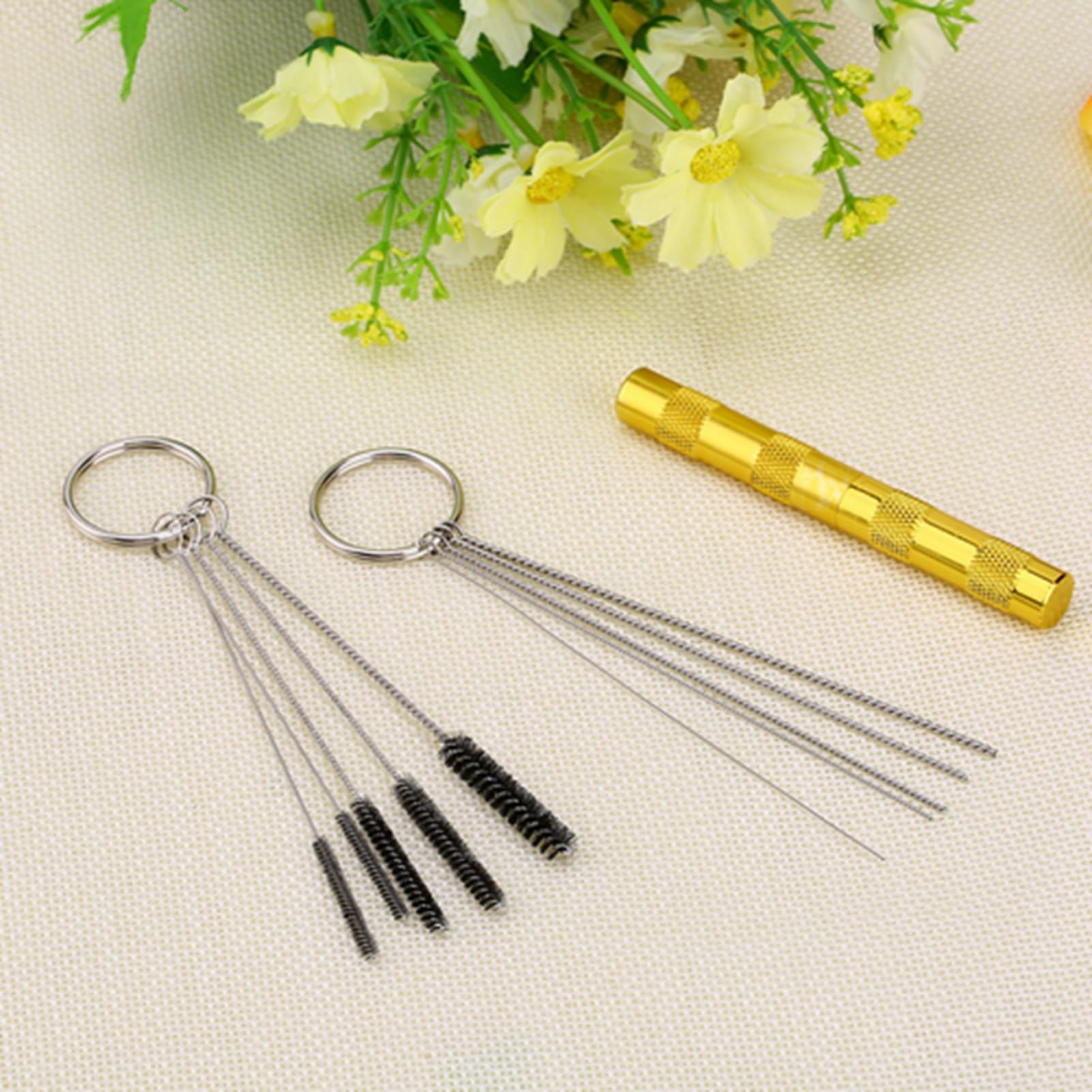 3 Set Airbrush, Cleaning Repair Tool for Spray Gun, Stainless Steel Needle and Brush Set