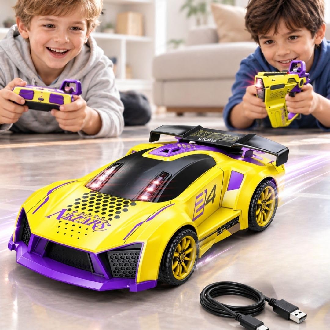 Storio Rechargeable Remote Control Car Toy, RC Car 4x4 Drift Stunt Car — Amazon image 11