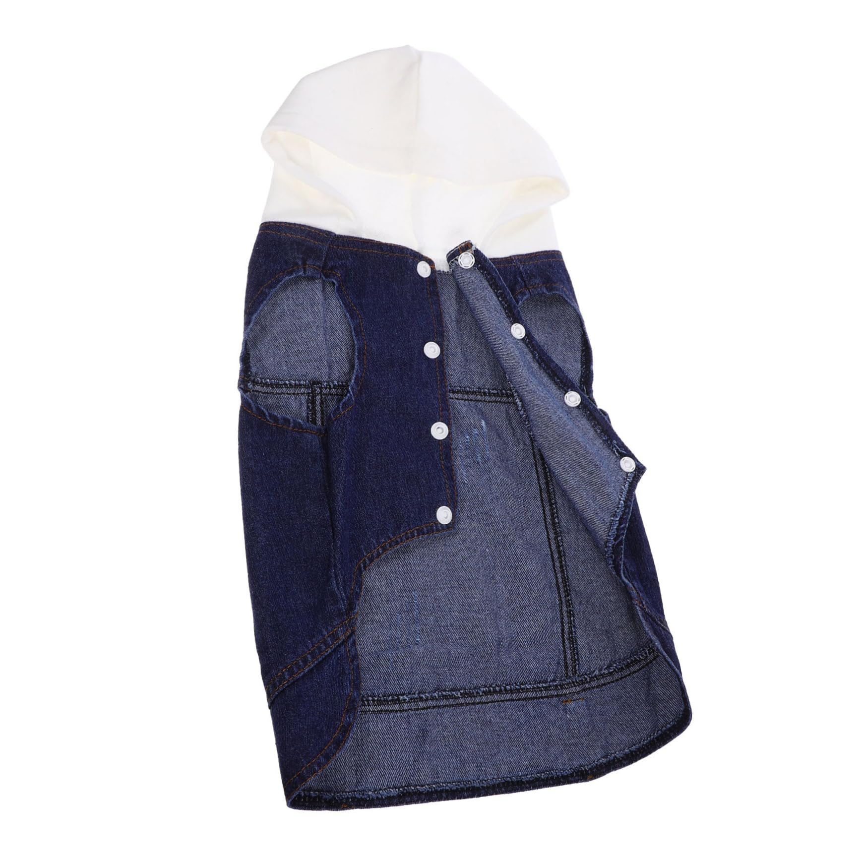 Beavorty Lot De 3 Gilets en Jean pour Chiens Et Chats Vêtements Tendance pour Animaux De Compagnie Bonnet Tricoté Taille XXL Vêtements Toutes Saisons pour Chiens