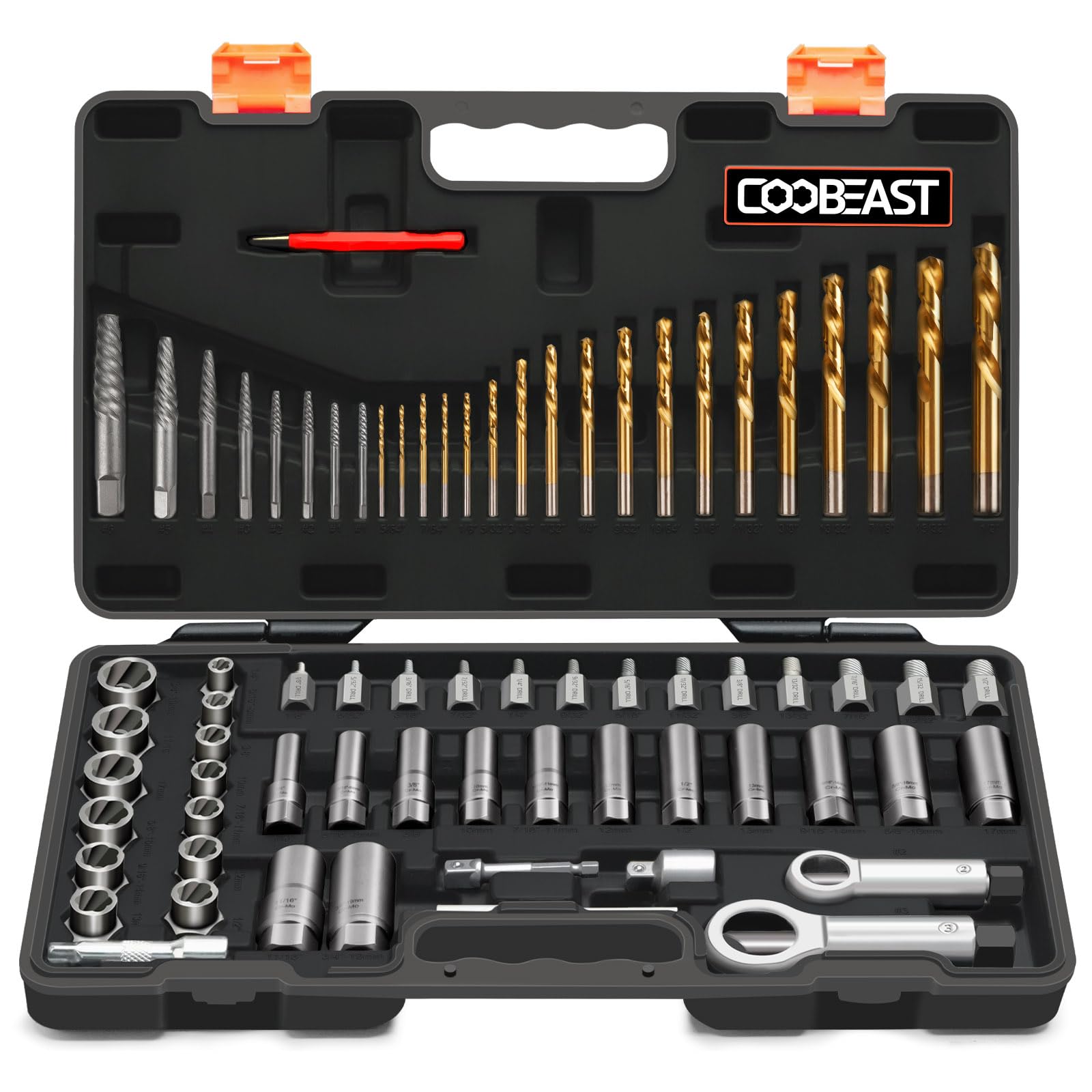 Bolt Extractor Kit - Remove Stripped Nuts & Bolts -9