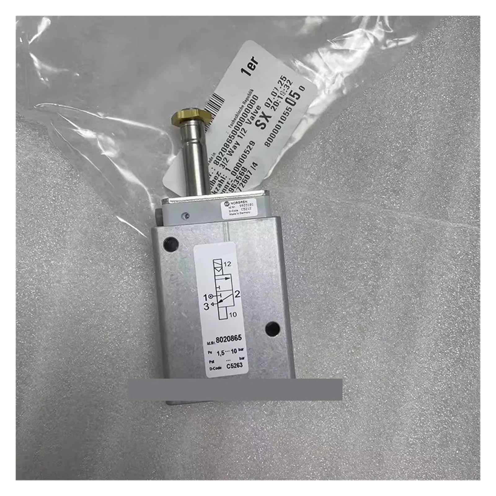BACYDLPL 8020865 G1/2 Screw Thread Solenoid Valve