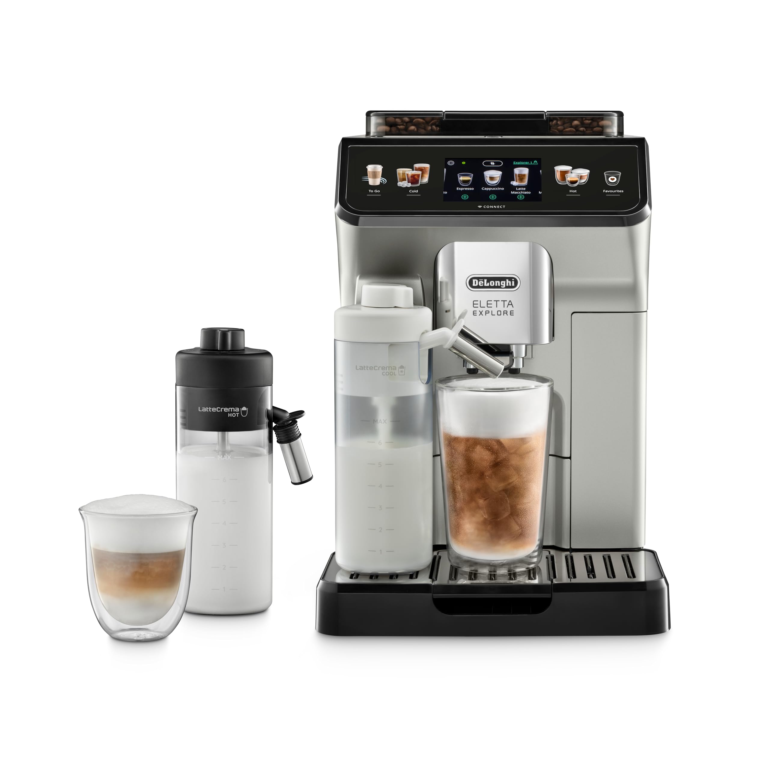 De'Longhi Eletta Explore with Cold Brew Coffee Machine