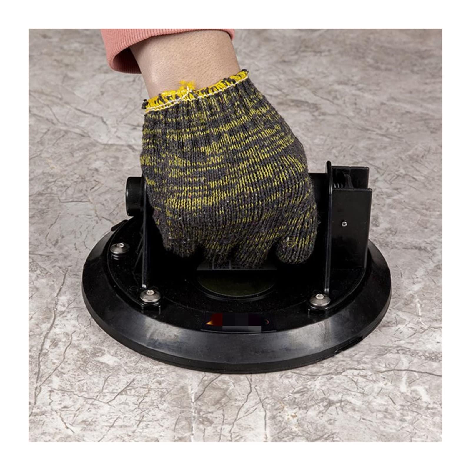 Handsaugheber 8-Zoll-Vakuum-Saugnapf 220 Kg Saugnapf-Hochleistungsheber Für Granitfliesen-Glas-Handlift(Schwarz)