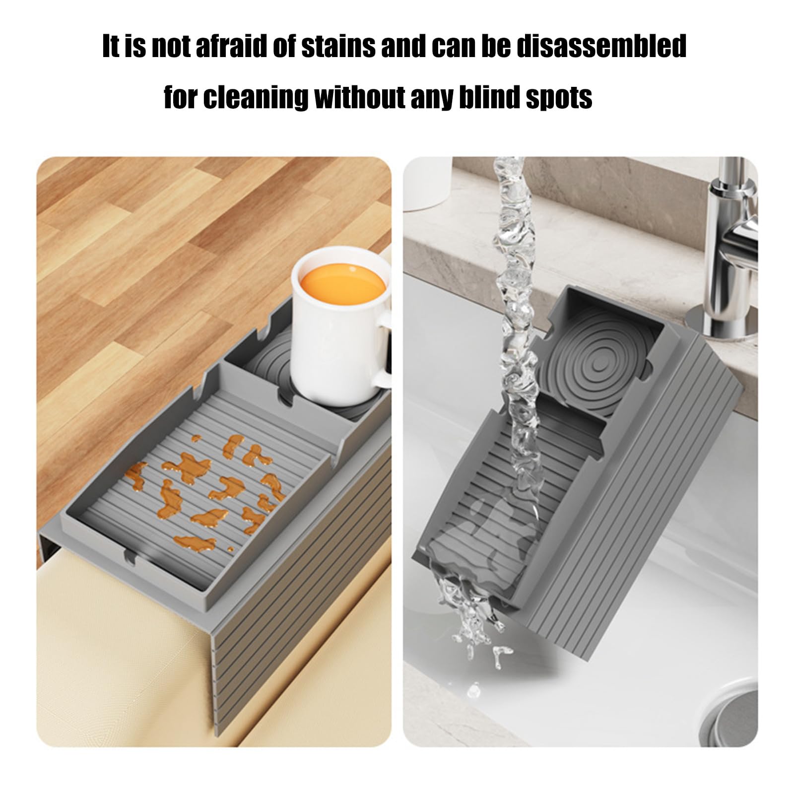 Reposabrazos de sofá Sto Solut para tazas, mandos a distancia y más, bandeja de brazo para sofá, diseño de ahorro de espacio, ideal para sala de estar