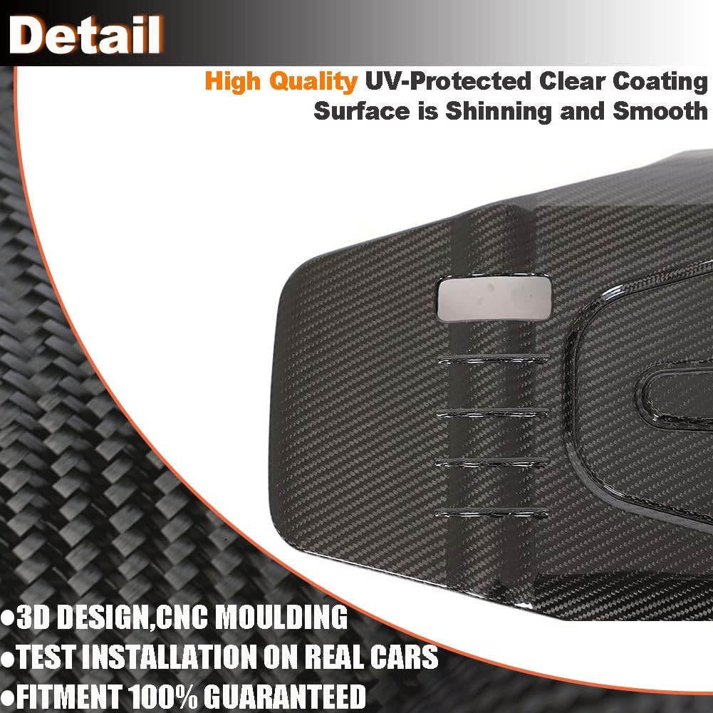Dry Carbon Fiber Engine Valve Cover Hood Kit for Honda Civic 10th 2016-2021 2-Door 4-Door Engine Valve Cover Bonnet Hood Factory Outlet
