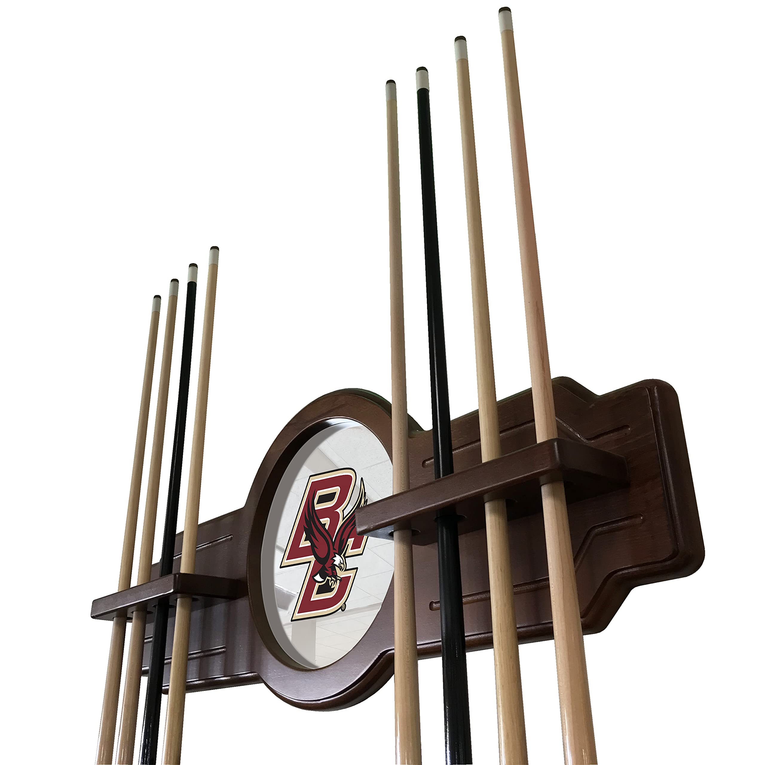 Boston College Cue Rack in Black Finish by Holland Bar Stool