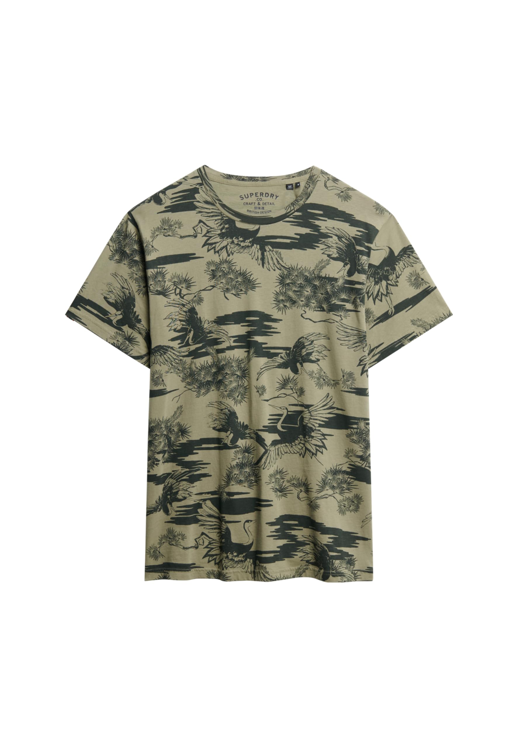 Superdry Vert Printed T-Shirt Classic Essential